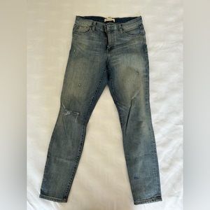 Gap True Skinny Distressed Jeans
